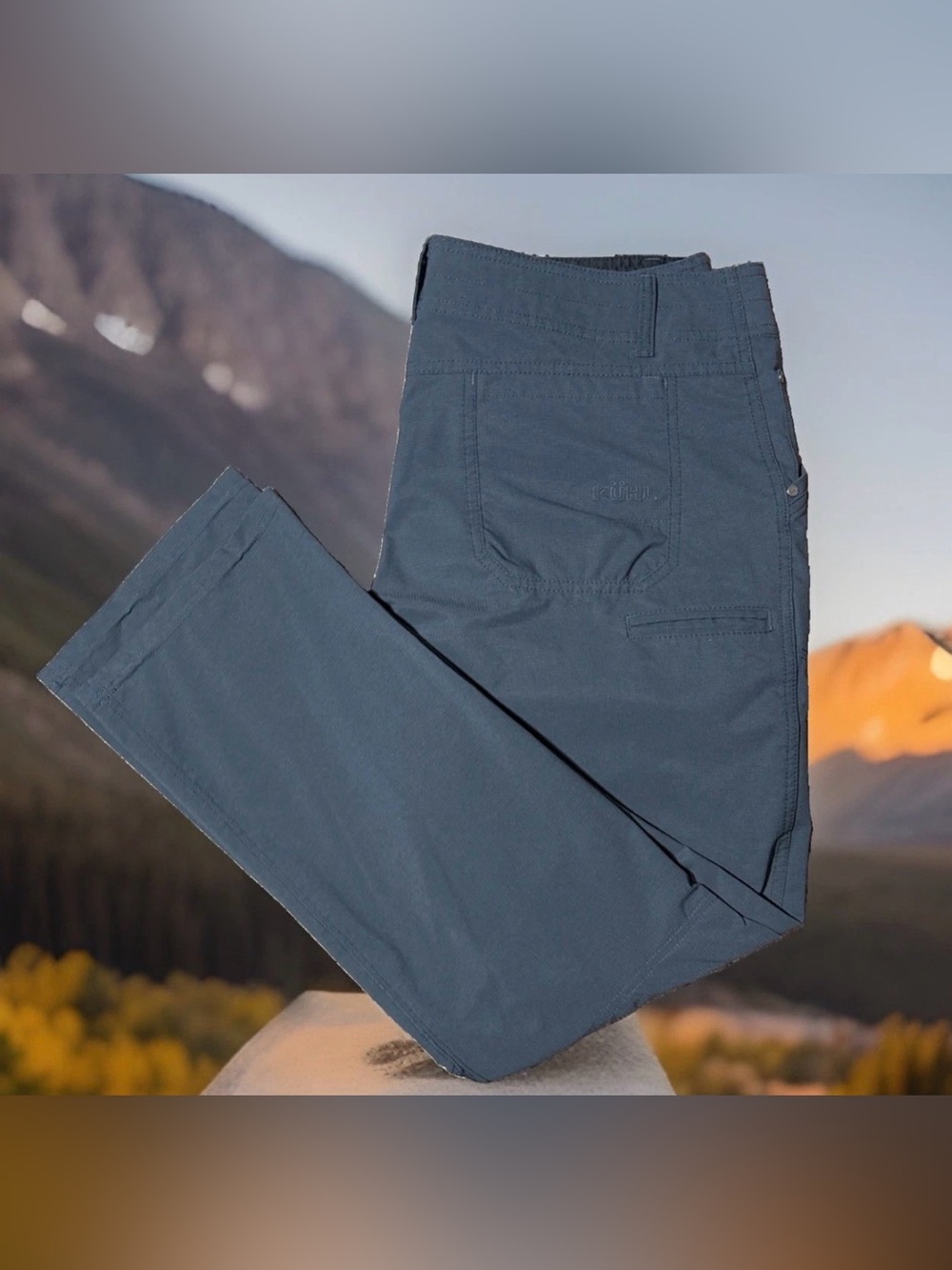 Kuhl Silencr Charcoal Gray Men’s Hiking Performance Pants Ripstop 36x30